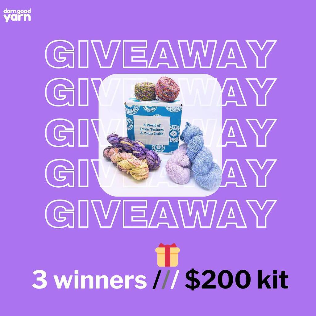 Rewatch Join Our Giveaway Darn Good Yarn X Ribblr