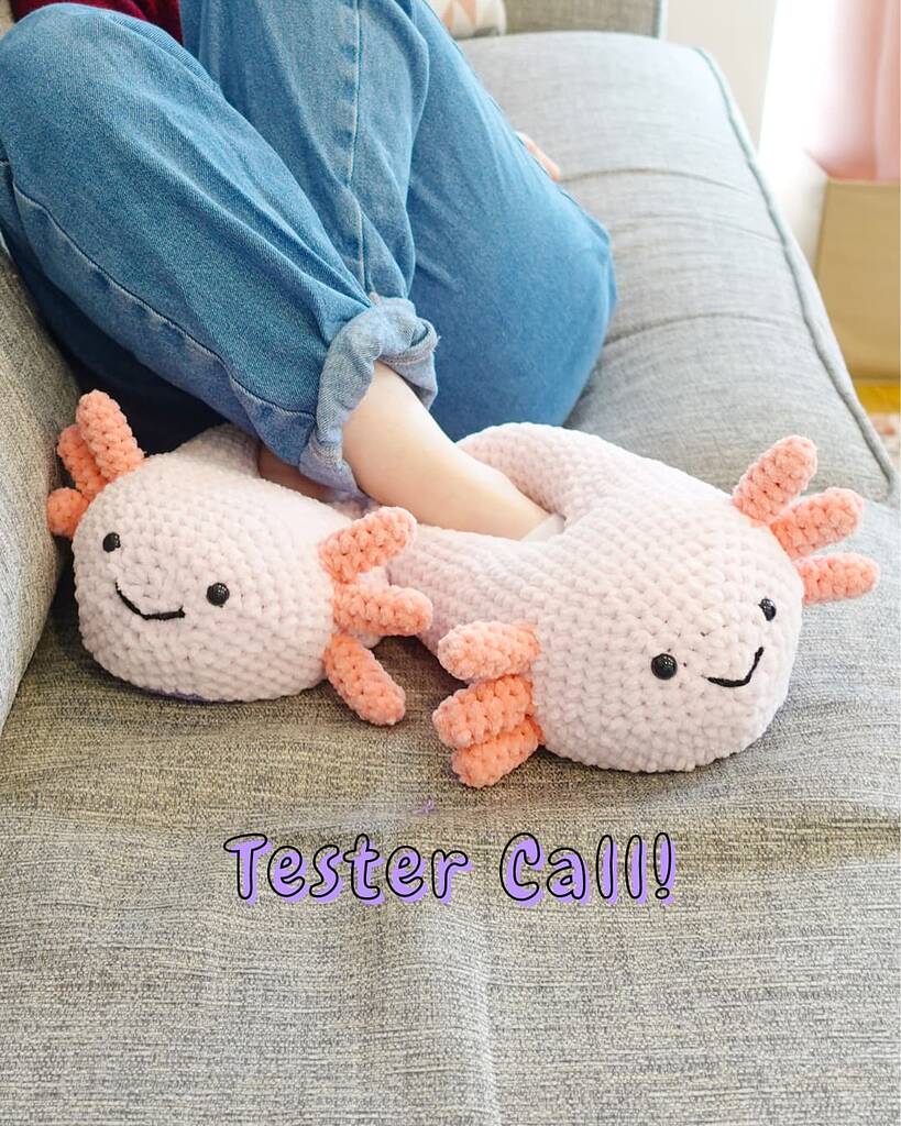 CLOSED Axolotl Slippers Tester Call Testing Zone Ribblr