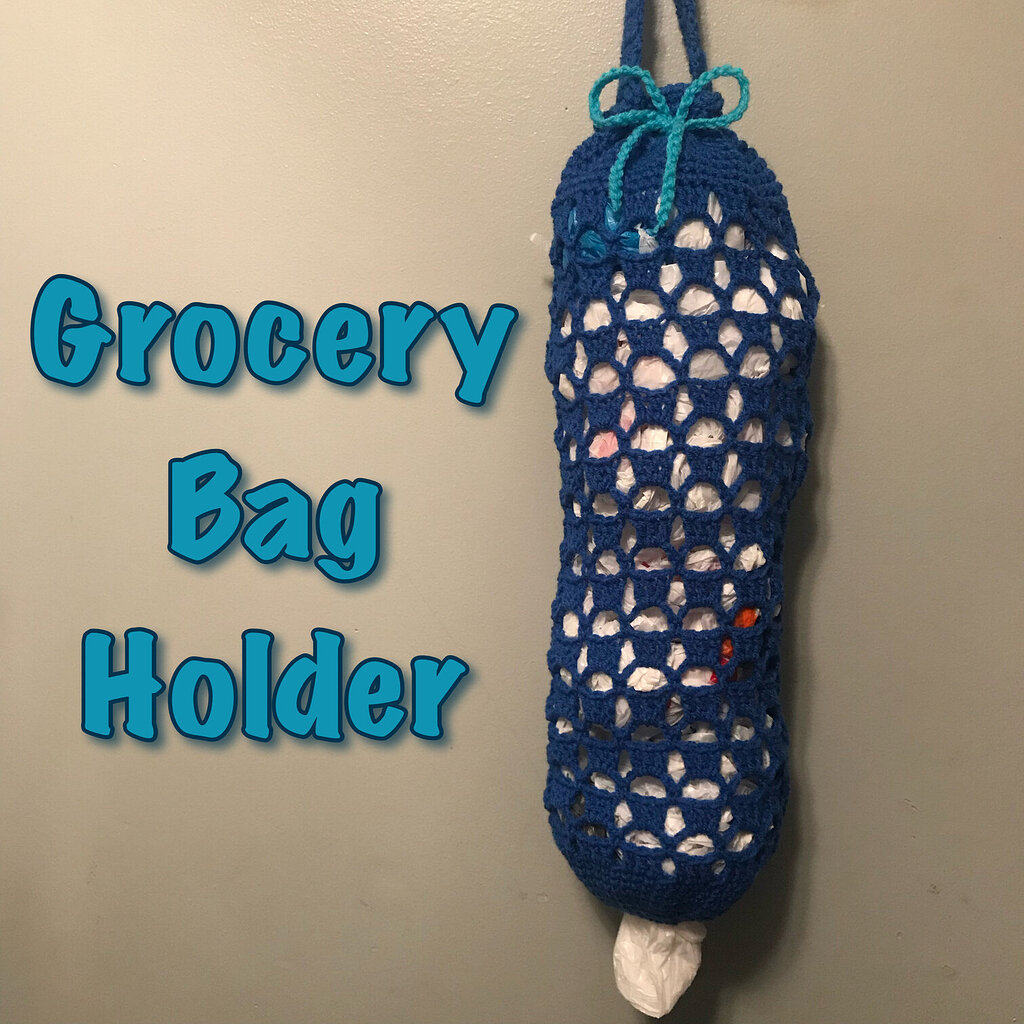 Free Pattern Grocery Bag Holder Crochet 🧶 Ribblr community