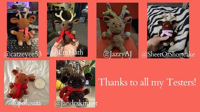 Thanks to all my testers !
