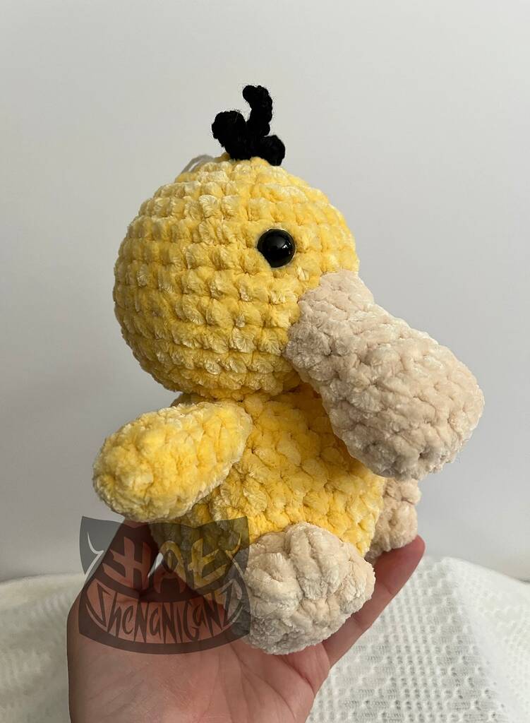 Cuddly Psyduck Pattern Release Crochet Ribblr Community