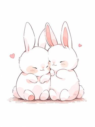 there-are-two-white-rabbits-sitting-each-other-generative-ai_974533-68082