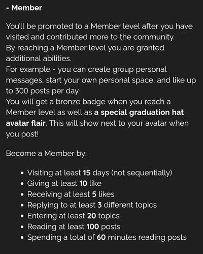 Member guidelines