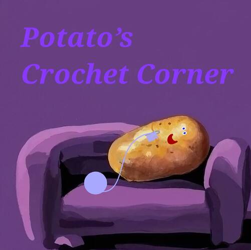 craiyon_153342_a_potato_on_a_couch_surrounded_by_yarn__a_dull_purple_background__detailed_coloured_p