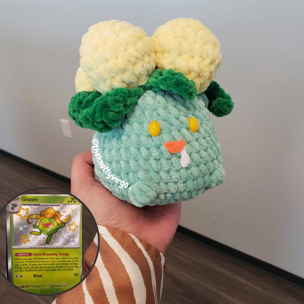 Shiny Gloom Plush (Pokemon) - Crochet 🧶 - Ribblr community