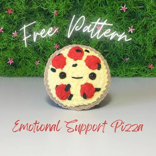 Emotional Support Pizza Ribblr Cover