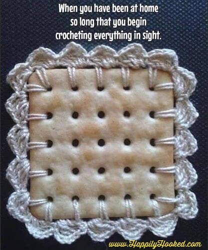 crochet cracker border meme
