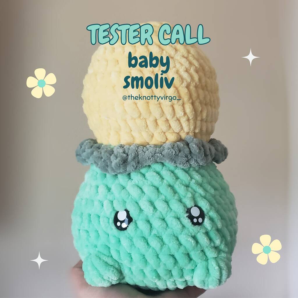 Tester call for Crochet: Baby Smoliv (NO-SEW) - Testing zone - Ribblr ...