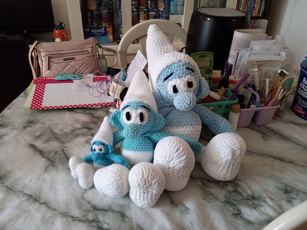 Smurfs Math Patterns Smurf Pattern Now Available For Free! - Crochet 🧶 - Ribblr community