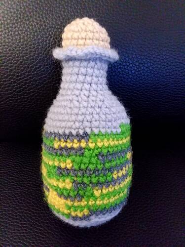Crochet Witch Bottle Rough Draft