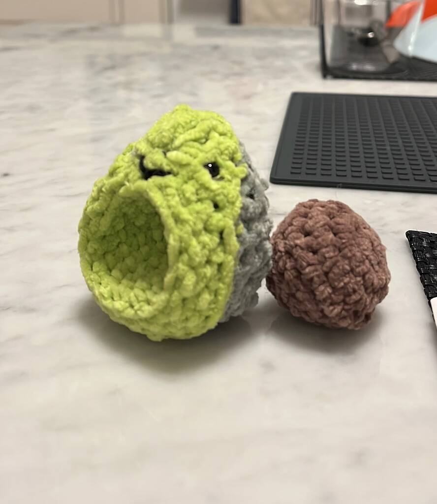 Closed Tester Call For Crochet Pattern Mini Avocado Crochet Pattern