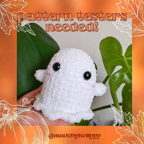 pattern testers needed!