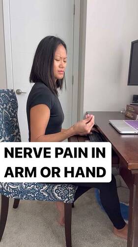 Dr. K,DC|Spine Posture Health shared a post on Instagram: "Do you get nerve pain? 😵‍💫

🔖 Save these! You’re going to want to have them as references. 

✅ “Nerve glide” exercises are one way to help desensitize irritated nerves. It also increases...