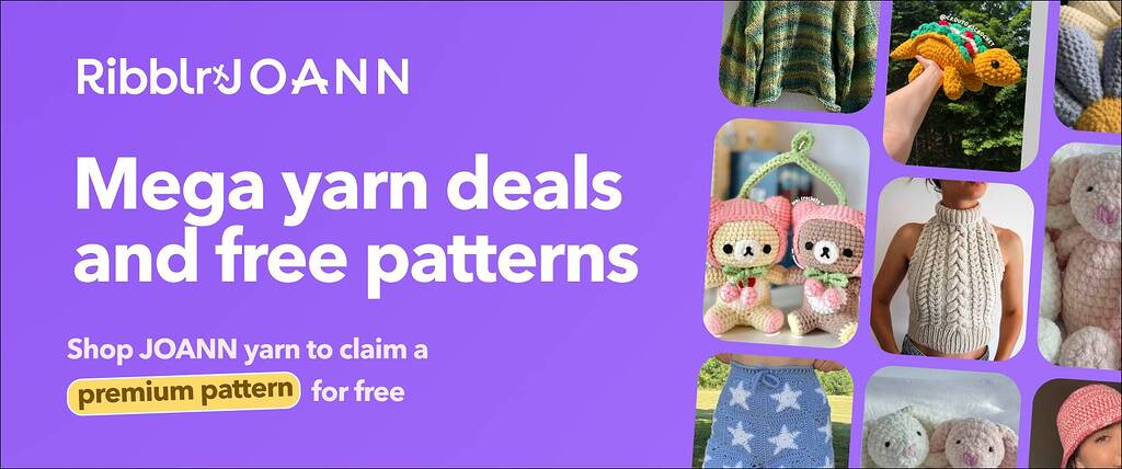 Mega yarn deals and 100+ free patterns! 🎉 - sale - Ribblr community