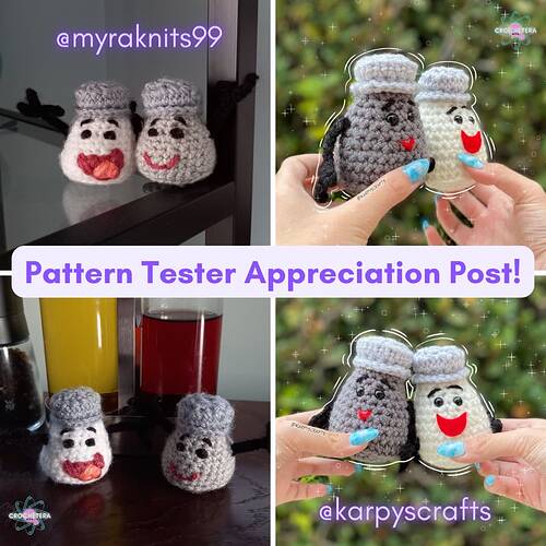 Pattern Tester Appreciation - Insta