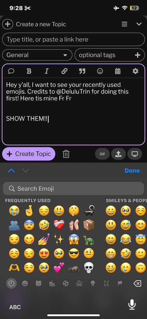 Show me your most recent emojis!! - All The Things - Ribblr community