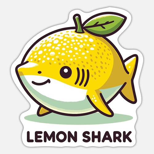 lemon-shark-funny-animal-made-of-fruit-sticker