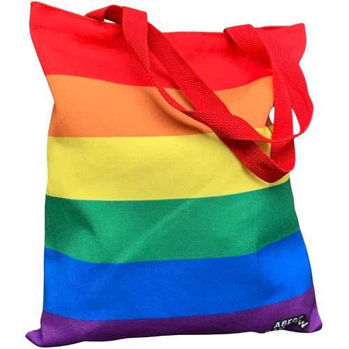 Regenbogen-Stofftasche