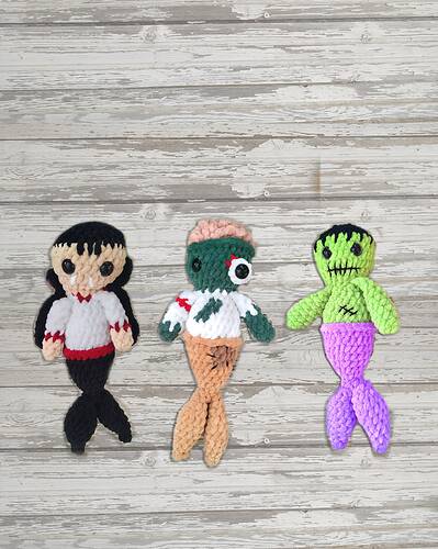 Halloween mermaids