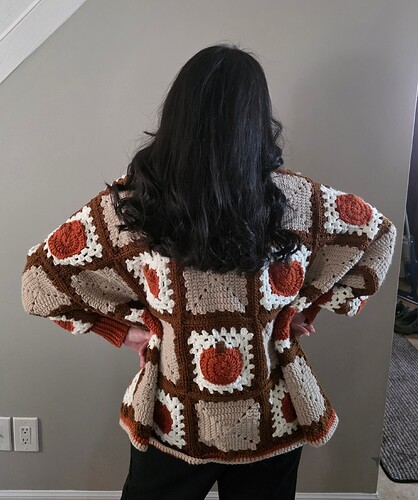 pumpkin spice cardigan