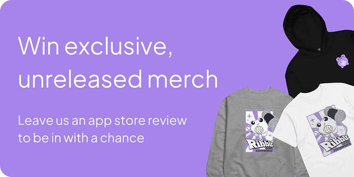 Win exclusive, unreleased merch