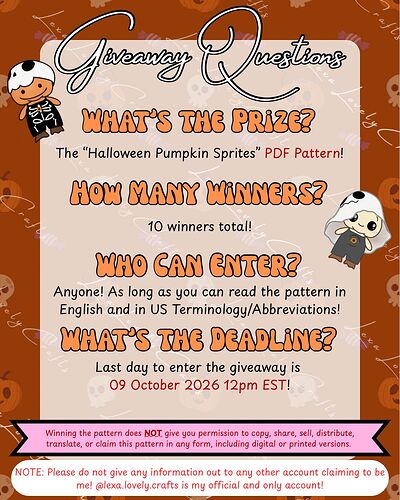 Pumpkin Sprites Tester Appreciation and Giveaway - 3