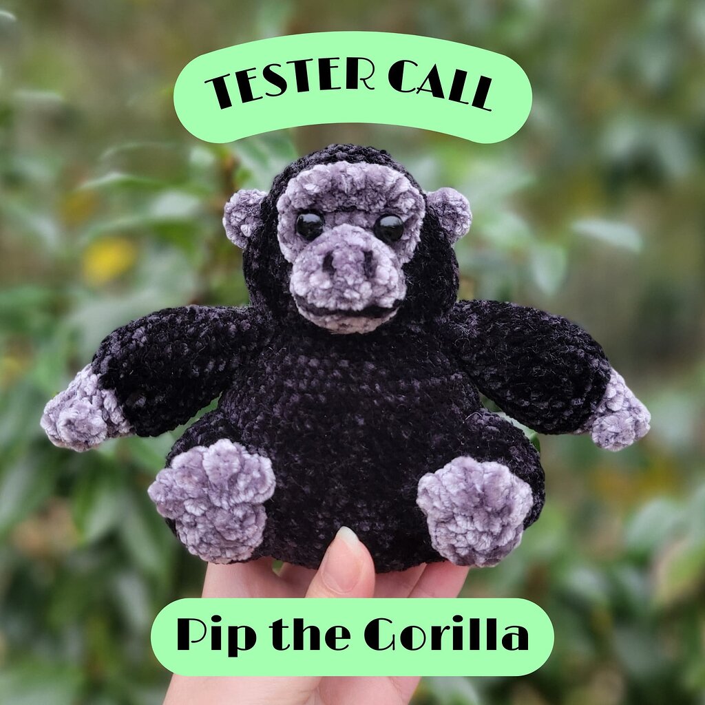 [CLOSED] Tester call for Crochet: Pip the Gorilla - Page 4 - Testing ...