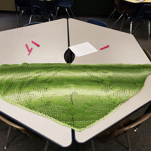 octopus shawl