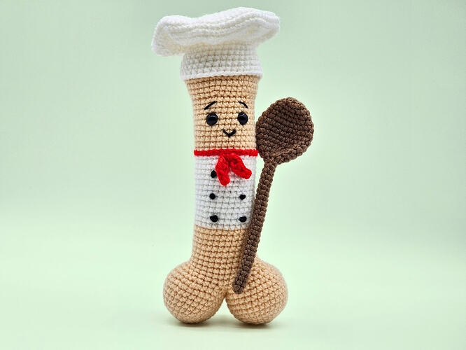 Chef Dickie Hat On