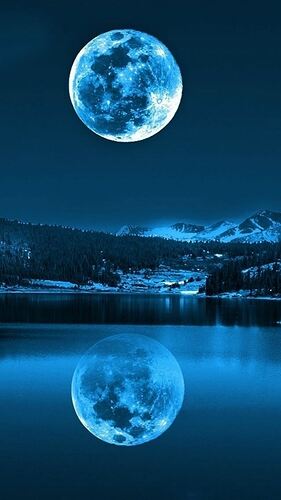 Super-Moon-Hanging-Sky-Lake-Shadow-iphone-wallpaper-ilikewallpaper_com_640