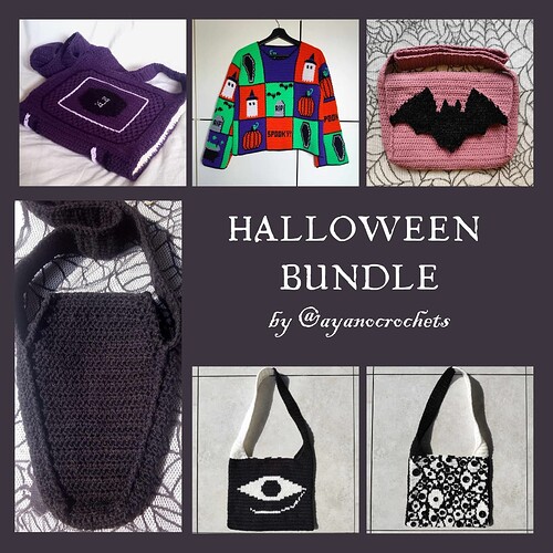 HALLOWEEN BUNDLE by @ayanocrochets