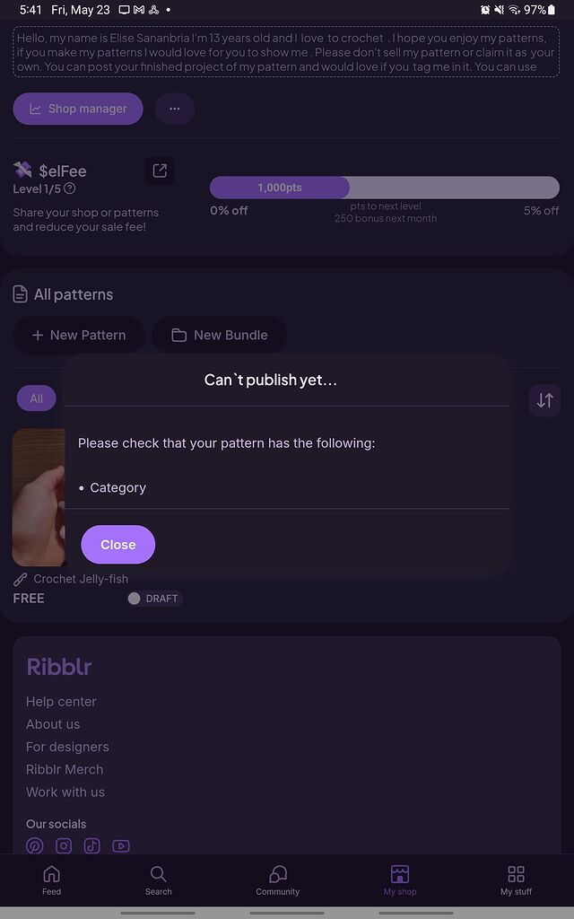 What do i do - Support 🖐️ - Ribblr community