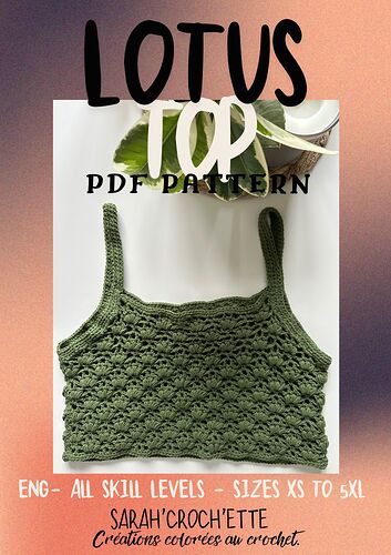 LOTUS TOP PATTERN