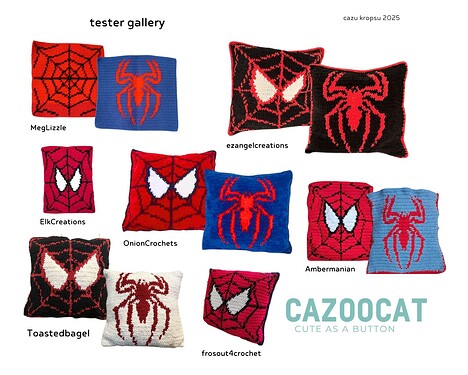 spiderman pillow tester gallery