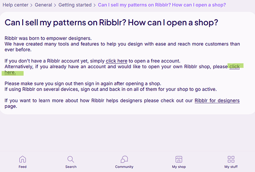 open a shop