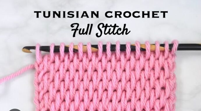 full stitch tunisian crochet - Google Search