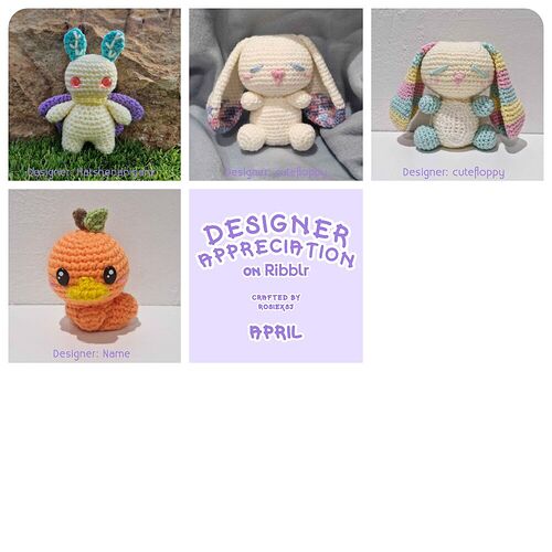 designer appreciation APRIL4