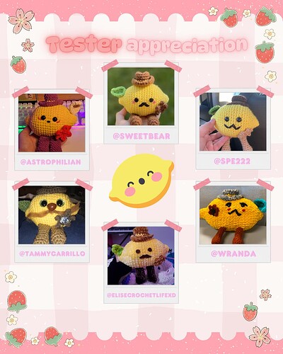 Tester appreciation - sheriff lemon
