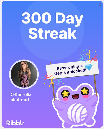 Ribblr 300 Day Streak July 13 2026