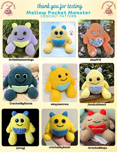 Mellow Pocket Monster_Ribblr testing thanks