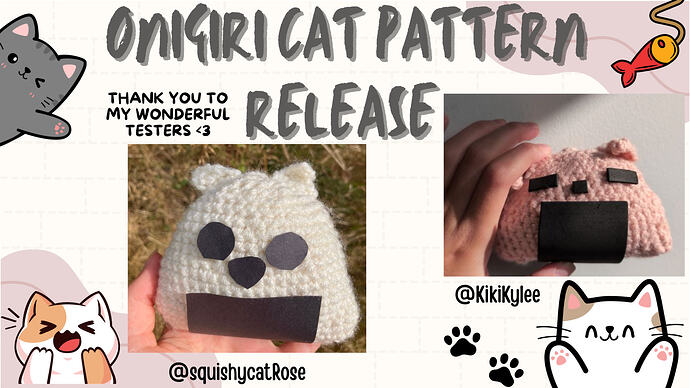 Onigiri cat tester appreciation!