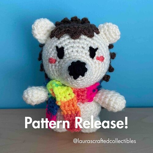 Naomi The Neon Hedgehog Crochet Pattern Release