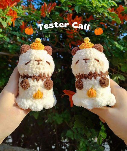 Tester Call Pumpkin Panda Ghost