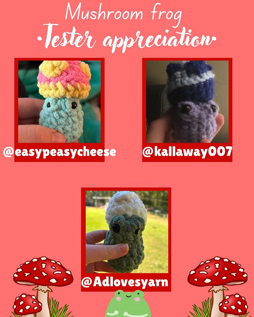Free frog collab pattern - self-promo - Ribblr community