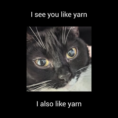 I see you like yarn