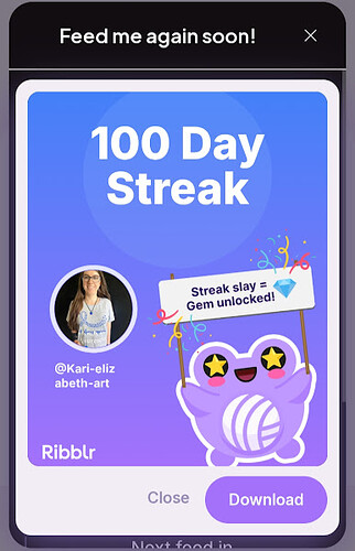 Ribblr 100 Day Streak Christmas 2025