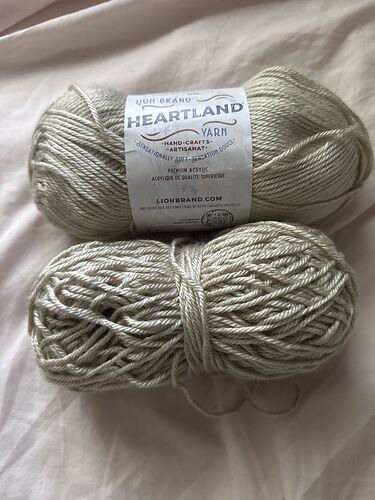 This is all the yarn I have left from a sweater project I just made.