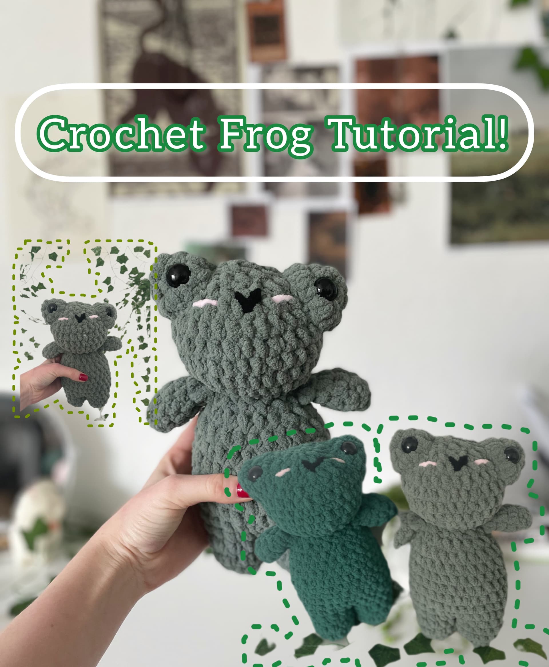 Crochet Free Frog Pattern + YouTube Tutorial - Crochet 🧶 - Ribblr community