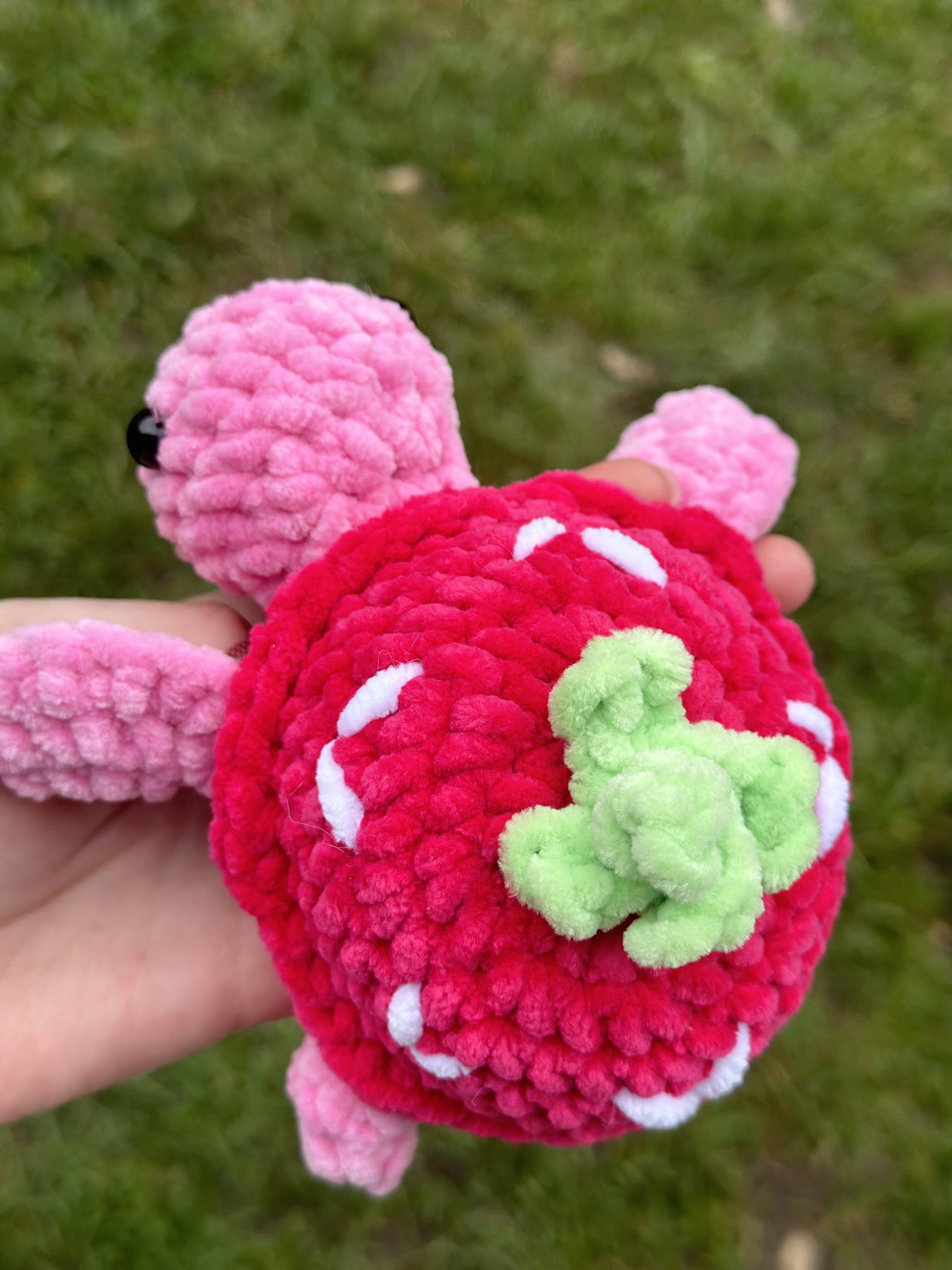 Closed Tester call for Crochet: Cally the NO SEW strawberry turtle ...