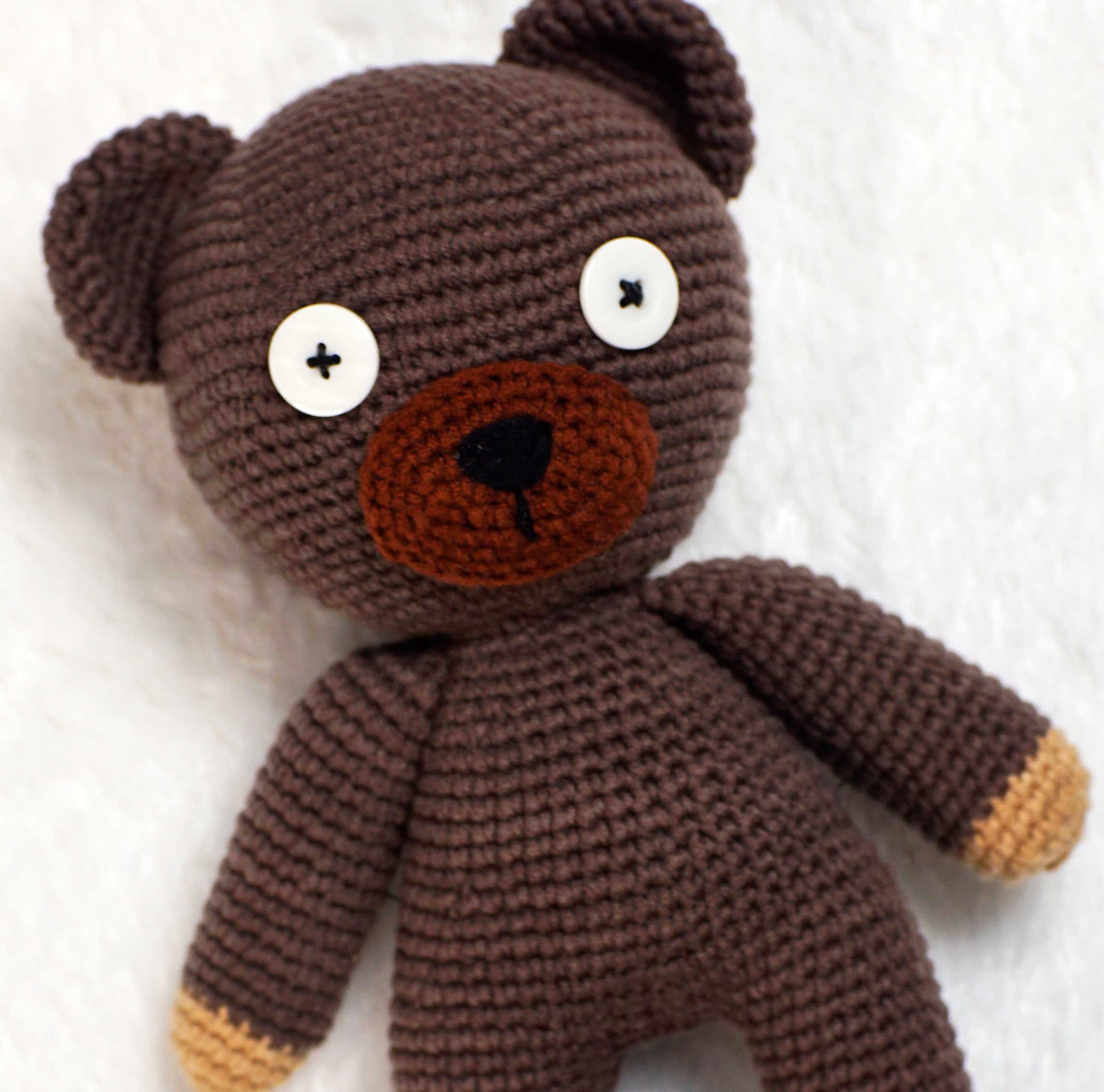 Tester for Mr Bean Teddy bear amigurumi - Ribblr community